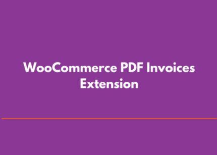 WooCommerce PDF Invoices Extension WP GPL Pro