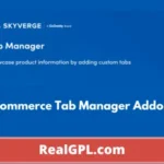 WooCommerce Tab Manager Addon WP GPL