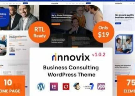 Innovix Theme Business Consulting WP GPL Theme