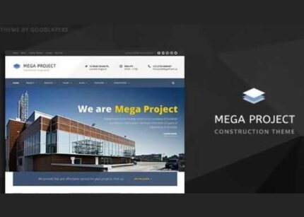 Mega Project Theme Construction Company WP GPL Theme
