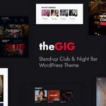 The Gig Theme Stand-up Club & Night Bar WP GPL Theme