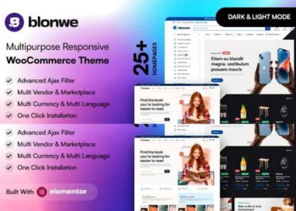 Blonwe Theme Multipurpose WooCommerce WP GPL Theme