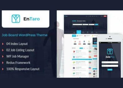 Entaro Theme Job Portal WP GPL Theme