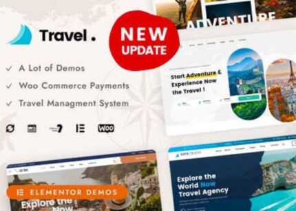 Love Travel Theme Creative Travel Agency WP GPL Theme