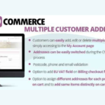 WooCommerce Multiple Customer Addresses WP GPL v-25.5
