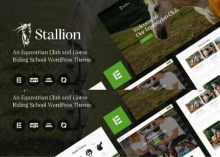 Stallion Theme Horse Riding School WP GPL Theme