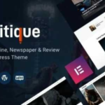 Critique Theme Magazine Newspaper WP GPL Theme