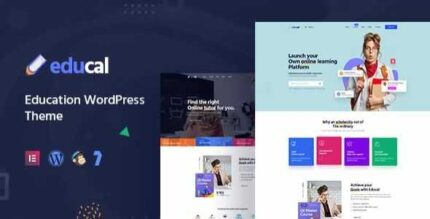 Educal Theme Online Courses & Education WP GPL Theme