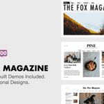 The Fox Theme Minimal Blog Magazine WP GPL Theme