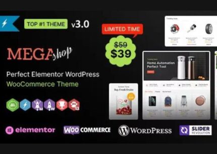 Mega Shop Theme WooCommerce Responsive WP GPL Theme