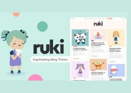 Ruki Theme- A Captivating Personal Blog WP GPL Theme