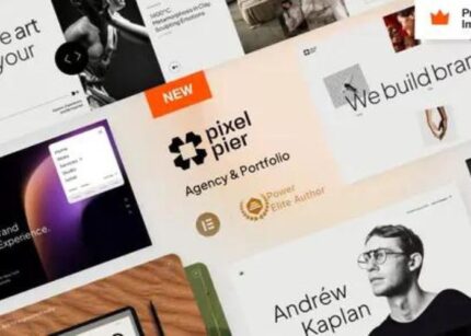 Pixelpiernyc Theme Portfolio Creative Agency Freelancer WP GPL