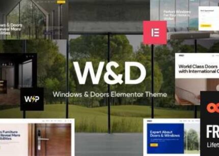 W&D Theme Windows & Doors Company WP GPL Theme
