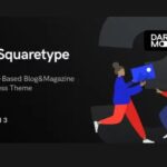 Squaretype Theme Modern Blog WP GPL Theme