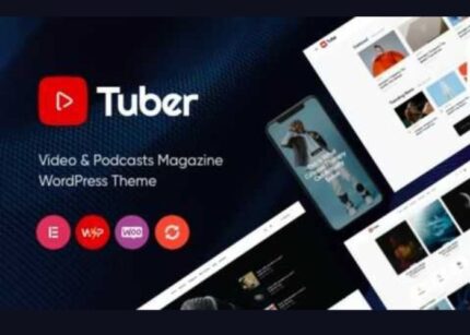 Tuber Theme Video Blog & Podcast WP GPL Theme