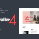 Scroller Parallax Scroll Responsive WP GPL Theme