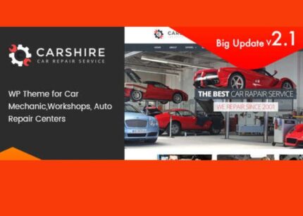 Car Shire Theme Auto Mechanic and Repair WP GPL Theme