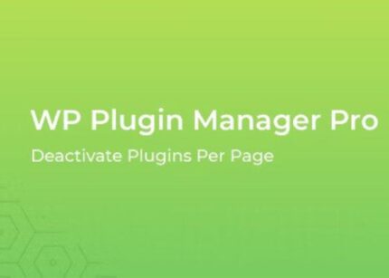 WP Plugin Manager Pro Deactivate WP GPL Plugins Per Page
