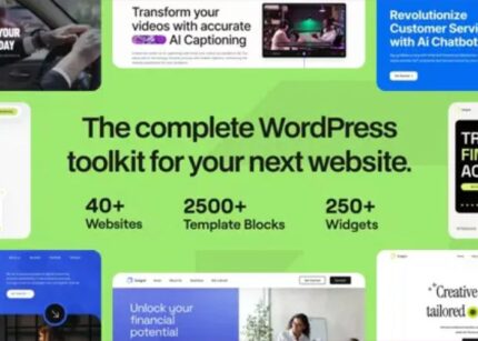 Outgrid Theme Multi-Purpose Elementor WP GPL Theme