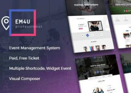 EM4U Theme Events WP GPL Theme for Booking Tickets