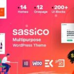 Sassico Theme Multipurpose Saas Startup Agency WP GPL