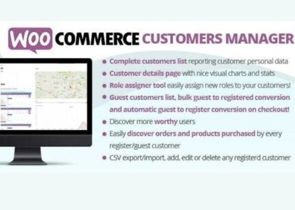 WooCommerce Customers Manager WP GPL Plugin