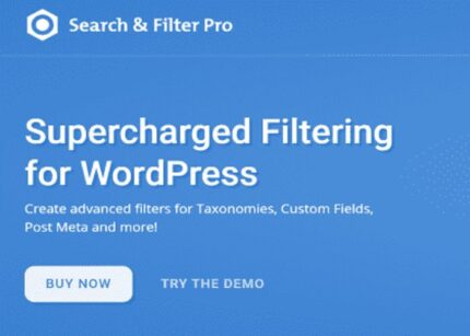Search & Filter Pro The Ultimate Filter WP GPL Plugin