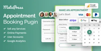 MotoPress Appointment Booking WP GPL Plugin