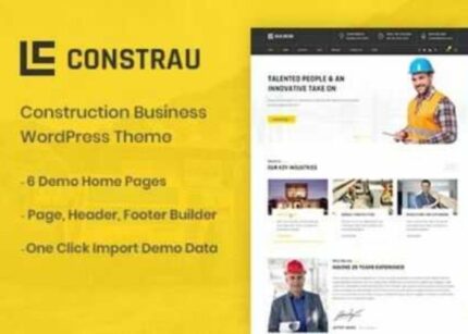 Constrau Theme Construction Business WP GPL Theme