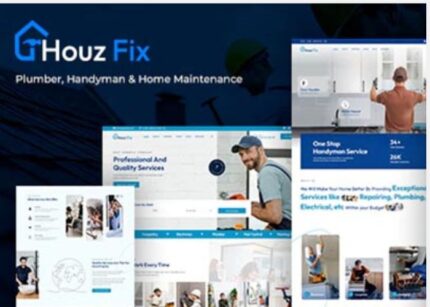 HouzFix Theme Plumber, Handyman WP GPL Theme