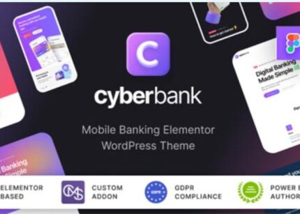 Cyberbank Theme Business and Finance WP GPL Theme