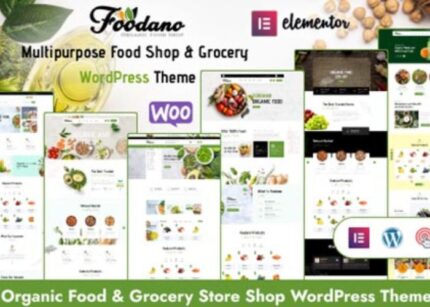Foodano Theme Natural Food Shop WP GPL Theme