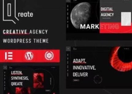 Qreate Theme Creative Agency WP GPL Theme