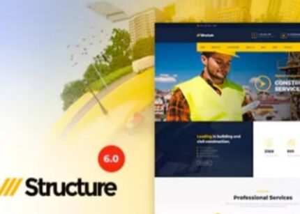Structure Theme Construction Industrial Factory WP GPL Theme
