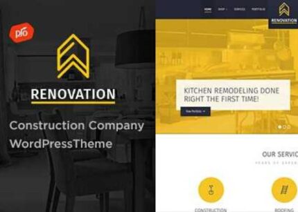 Renovation Theme Construction Company WP GPL Theme
