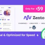 Zento Theme Modern & Lightweight Blog for WP GPL Theme