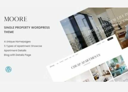 Moore Theme Single Property WP GPL Theme