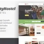 City Hostel Theme A Travel & Hotel Booking WP GPL Theme v-1.2.3