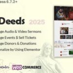 Deeds Theme Best Responsive Nonprofit Church WP GPL Theme