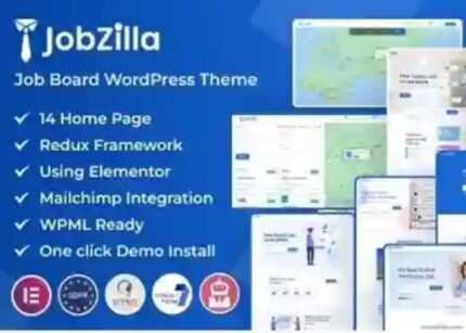 JobZilla Theme Job Board WP GPL Theme v1.9