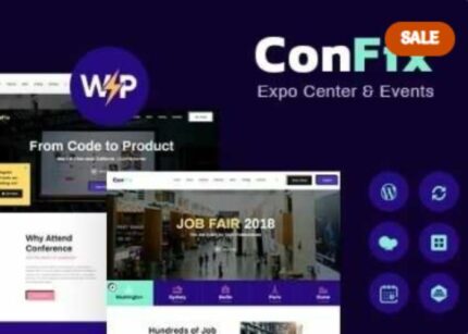 ConFix Theme Expo & Events WP GPL Theme v-1.0.14