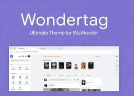 Wondertag Theme The Ultimate WoWonder WP GPL Theme