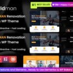 Boldman Theme Handyman Renovation Services WP GPL Theme