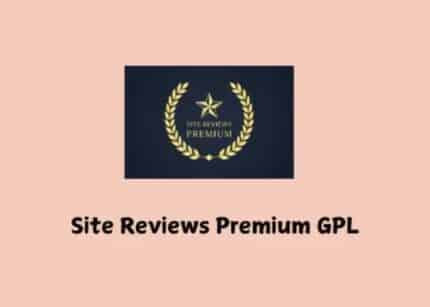 Site Reviews Premium WP GPL