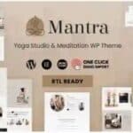 Mantra Theme Yoga Fitness WP GPL Theme