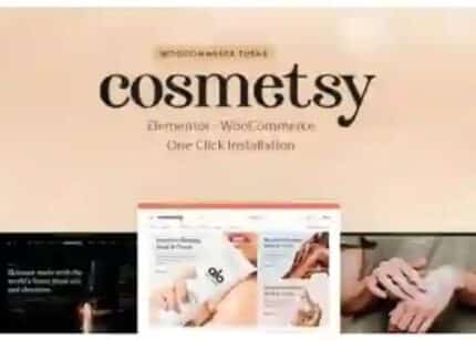Cosmetsy Theme Beauty Cosmetics Shop WP GPL Theme