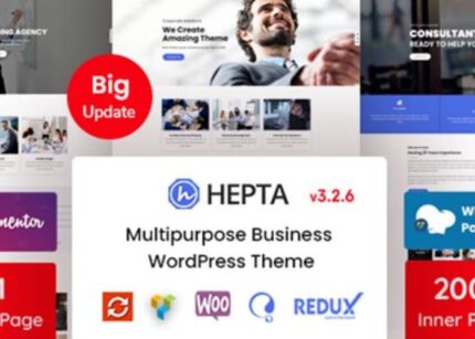Hepta Theme Multipurpose Business WP GPL Theme