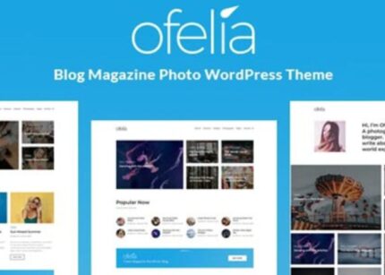 Ofelia Theme Travel Personal WP GPL Blog Theme