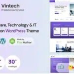 Vintech Theme Technology & IT Solutions WP GPL Theme v1.0.0