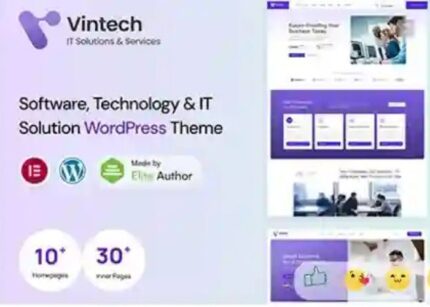 Vintech Theme Technology & IT Solutions WP GPL Theme v1.0.0